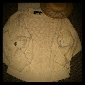 Chunky knitted sweater