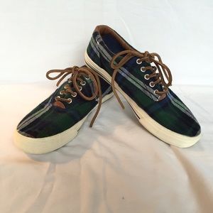 6 Tommy Hilfiger Plaid Tennis Shoes/Sneakers