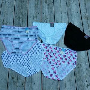 Bundle (5) Women's Panties bikini/brief Sz7 NWT