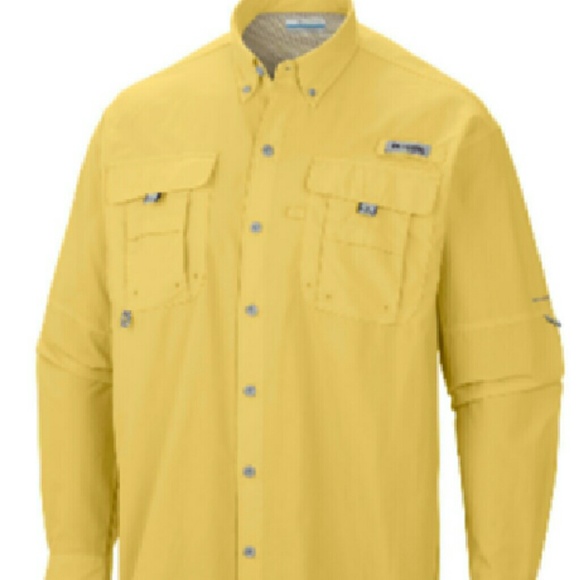 Mens large Yellow Columbia