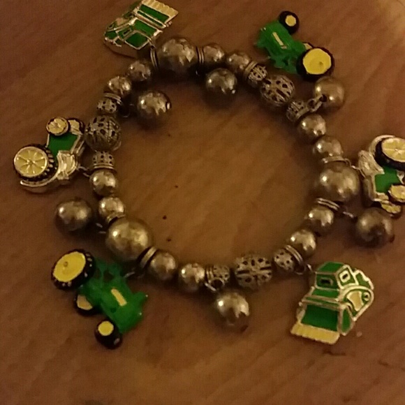 Tractor charm bracelet