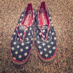 Stars and Stripes keds. 6.5