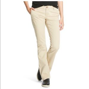 Slim Fit Bootcut Khaki Pants