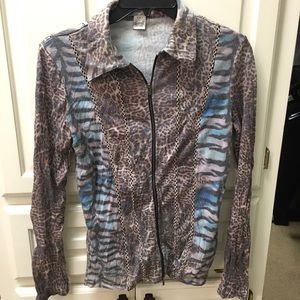 Alberto Makali zip up top. Super cute.