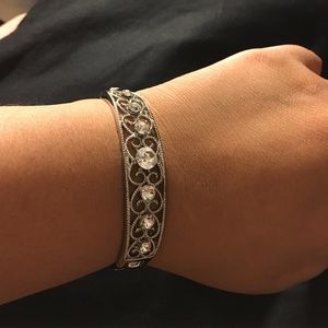 Silver color Rhinestone bracelet