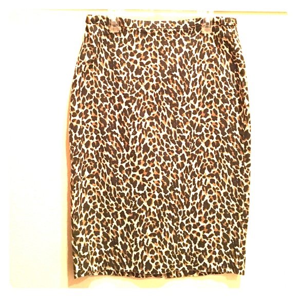 No. 2 Pencil Skirt in Leopard