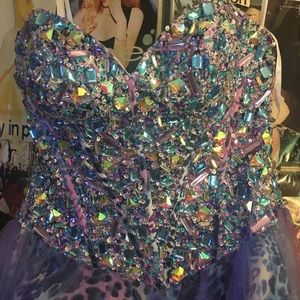 Corset prom dress