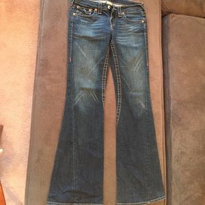 True Religion flare dark jeans