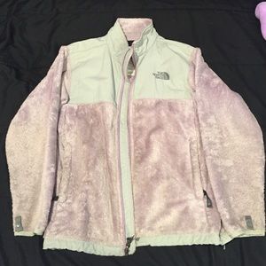 fuzzy purple northface