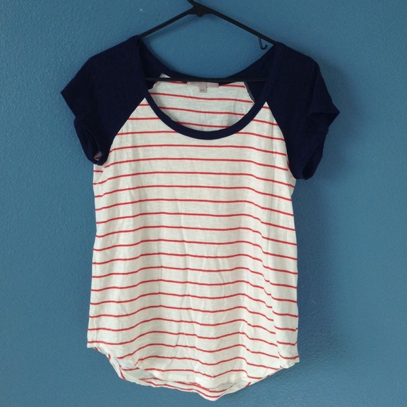 GAP Baseball Style Striped Tee