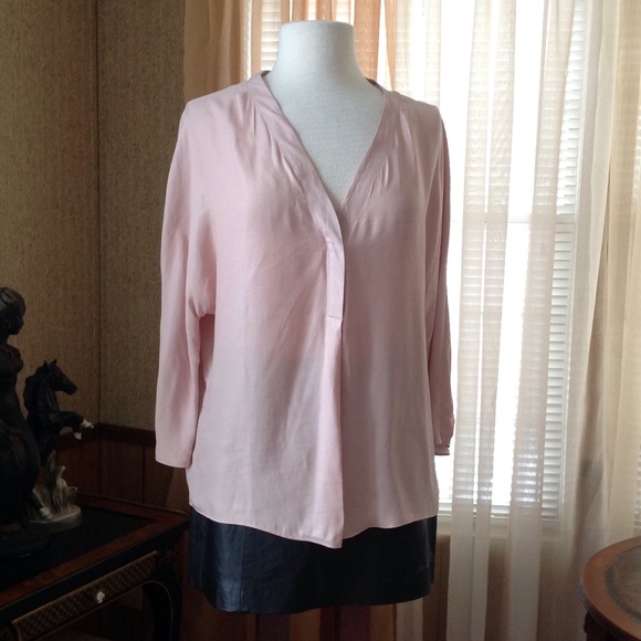 Zara Basic Silk Top - image 1