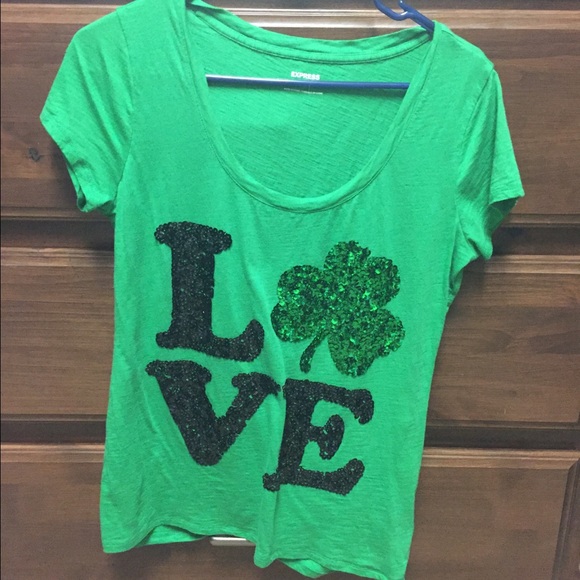 Express Shamrock Tee - Picture 3 of 3