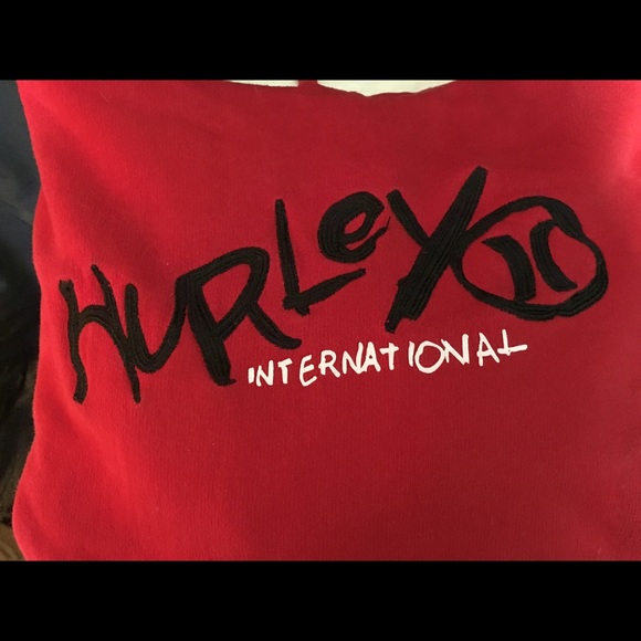 ❤️Red Hurley Medium Hoodie Sweatshirt ❤️never worn - Picture 1 of 3