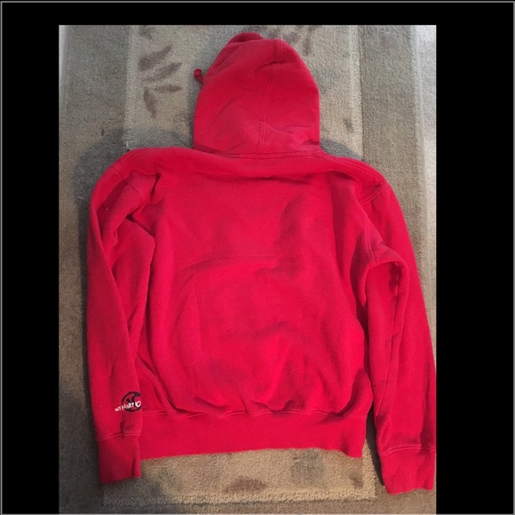 ❤️Red Hurley Medium Hoodie Sweatshirt ❤️never worn - Picture 3 of 3