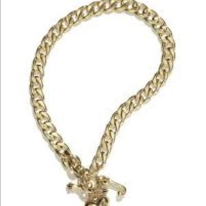 Juicy couture gold heart necklace.