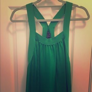 Emerald Silk Theory Tank