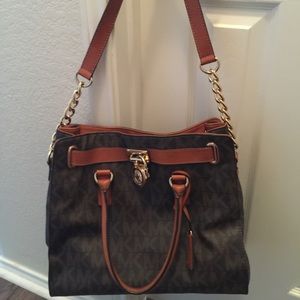 Authentic MK Large Hamilton Handbag