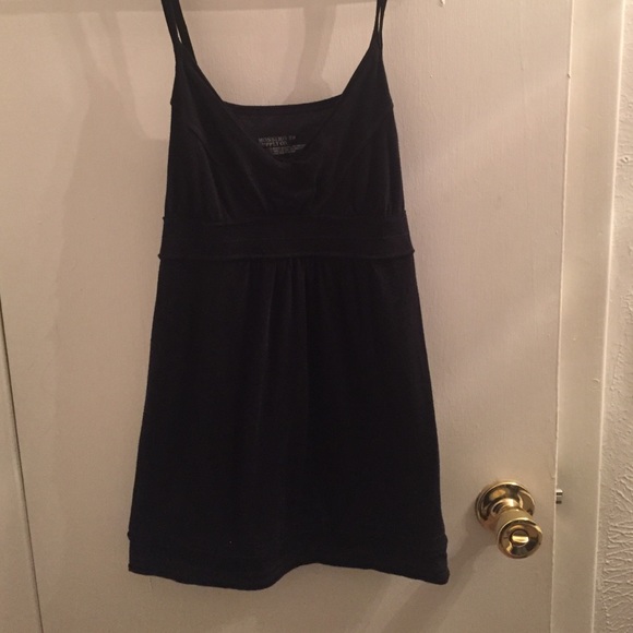 Black, spaghetti strap top!