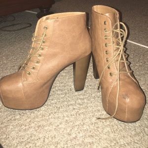 Platform booties