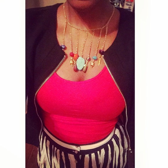 Handmade statement necklace - Picture 2 of 2