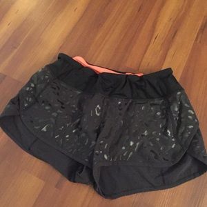 Lululemon speed shorts