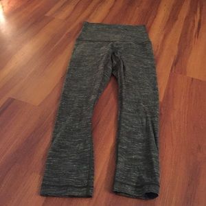 Lululemon high waisted wunder under crop
