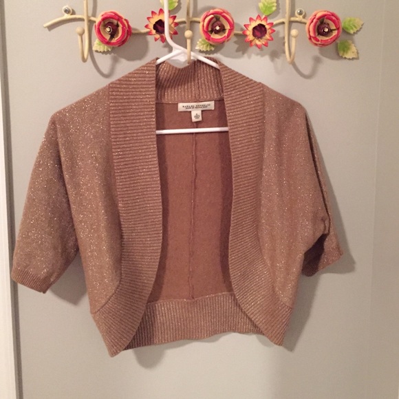 Banana republic going out sparkly shrug