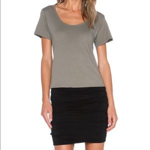 LNA combo tee dress