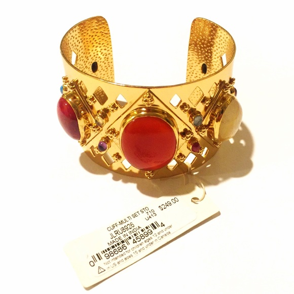 Lucky Brand Amrapali Multi Set Stone Cuff Bracelet