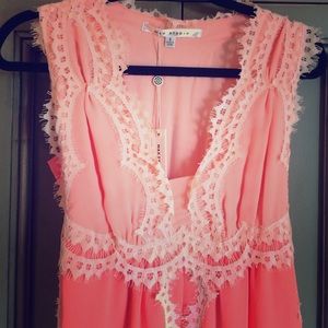 Max Studio Women's Coral Dress, size small.