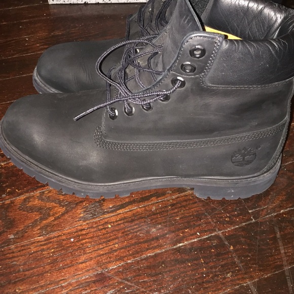 Black Timberland boots
