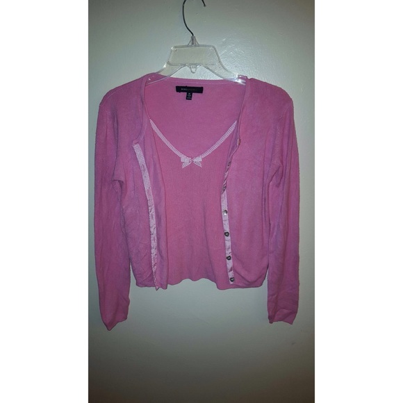 CLUELESS INSPIRED Bby Pink Vintage Sweater Set
