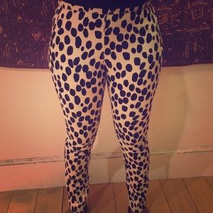 H&M Dalmatian patterned pants