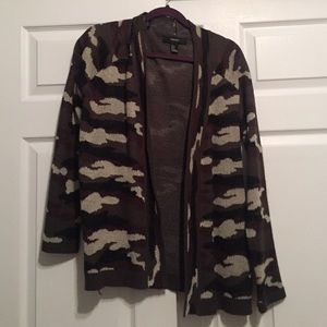 Camo cardigan