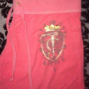 Juicy couture track pants: salmon