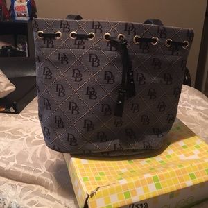 Authentic Dooney & Bourke Navy blue handbag