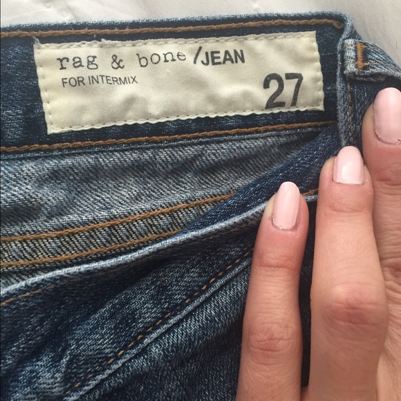 Rag And Bone For Intermix Boyfriend Cropped Jeans - image 2