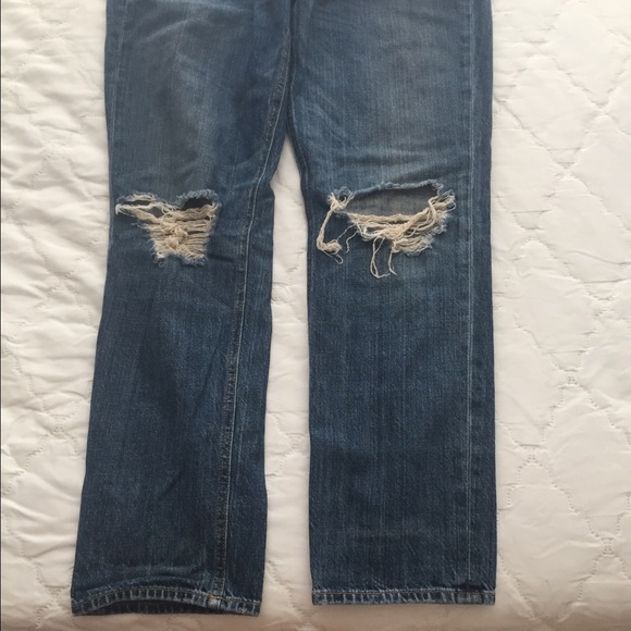 Rag And Bone For Intermix Boyfriend Cropped Jeans - image 4