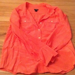 Jcrew silk pink top