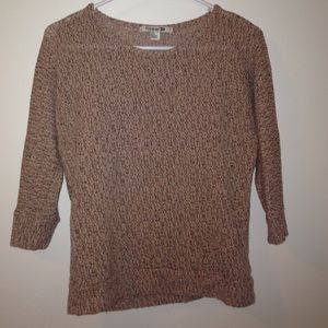 Light Pink Speckled 3/4 Top