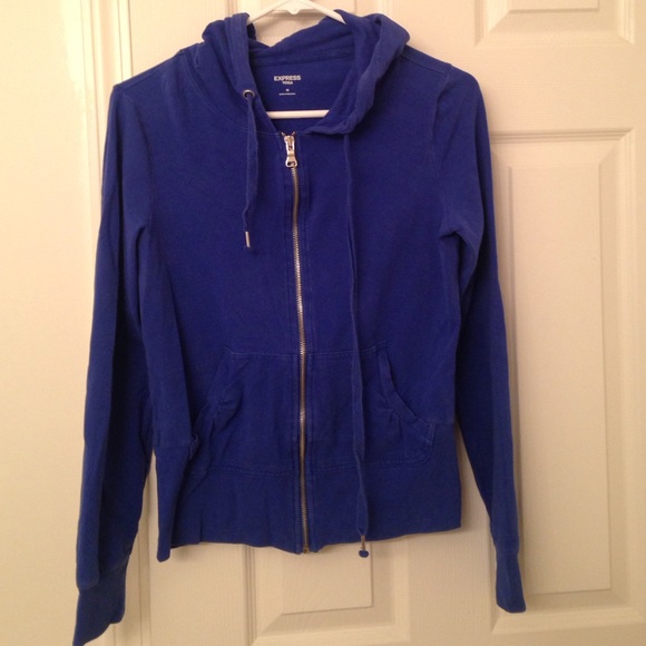 Express women's yoga zip up sweatshirt