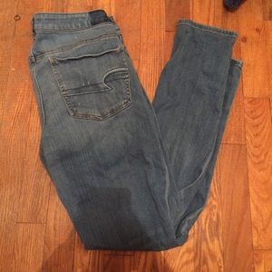 AE regular length denim jeggings