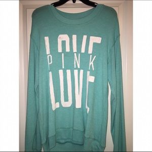 Light blue VS thin sweatshirt