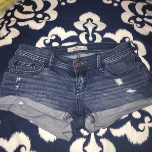 Hollister Medium Wash Jean Shorts