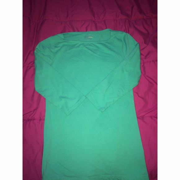 Teal 3/4 sleeve boat neck!