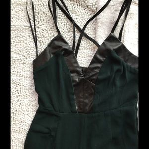 Dark green jumpsuit