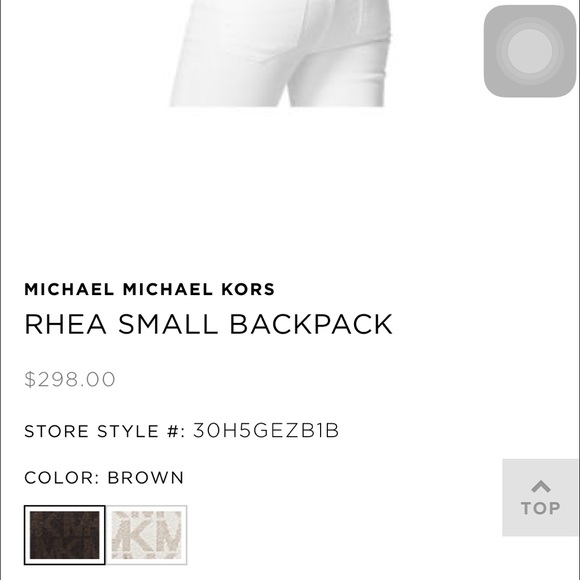 Michael kors backpack - Picture 4 of 4