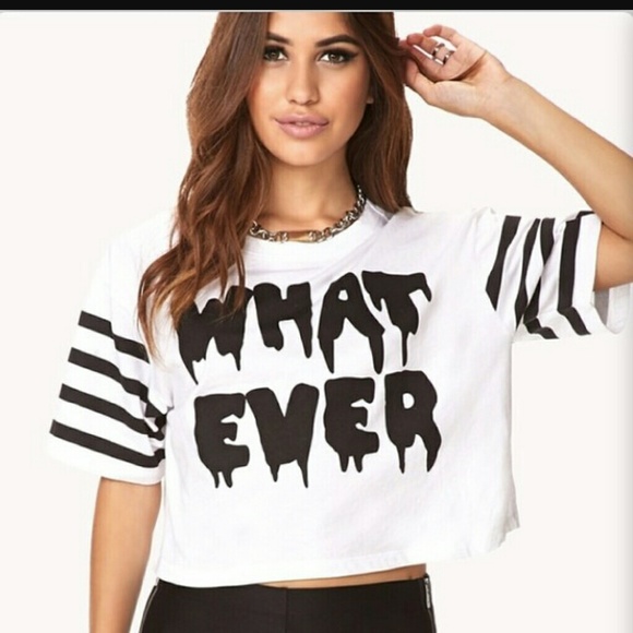 Forever 21 Tops - Forever 21 Whatever Crop Top