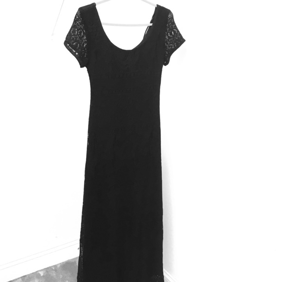 Long lace dress