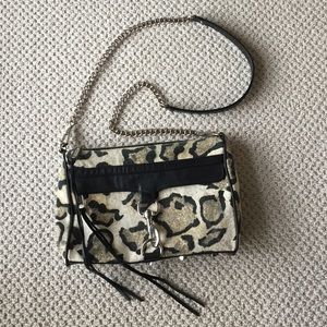 Rebecca Minkoff leopard MAC Clutch